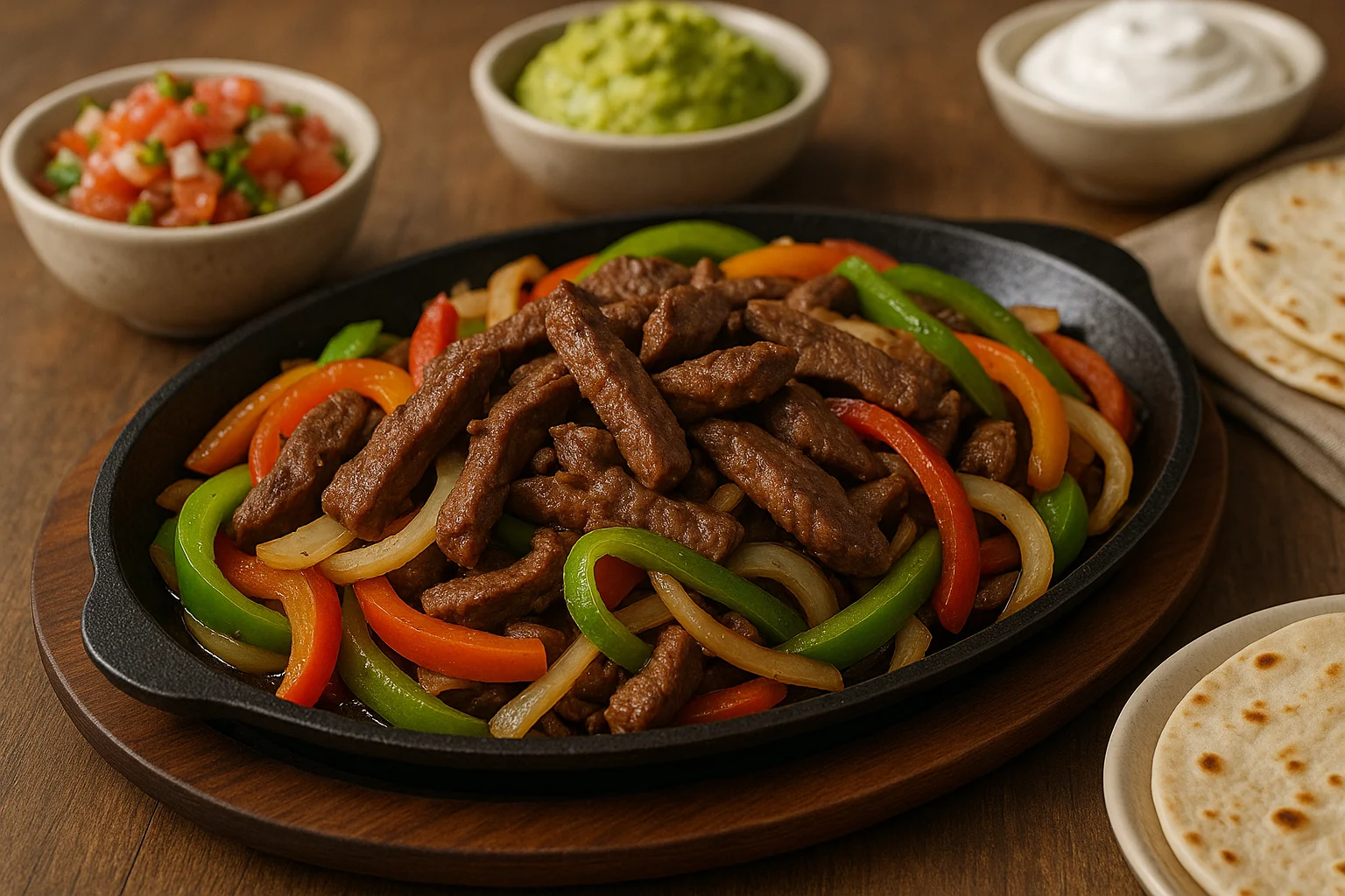 Fajitas de res